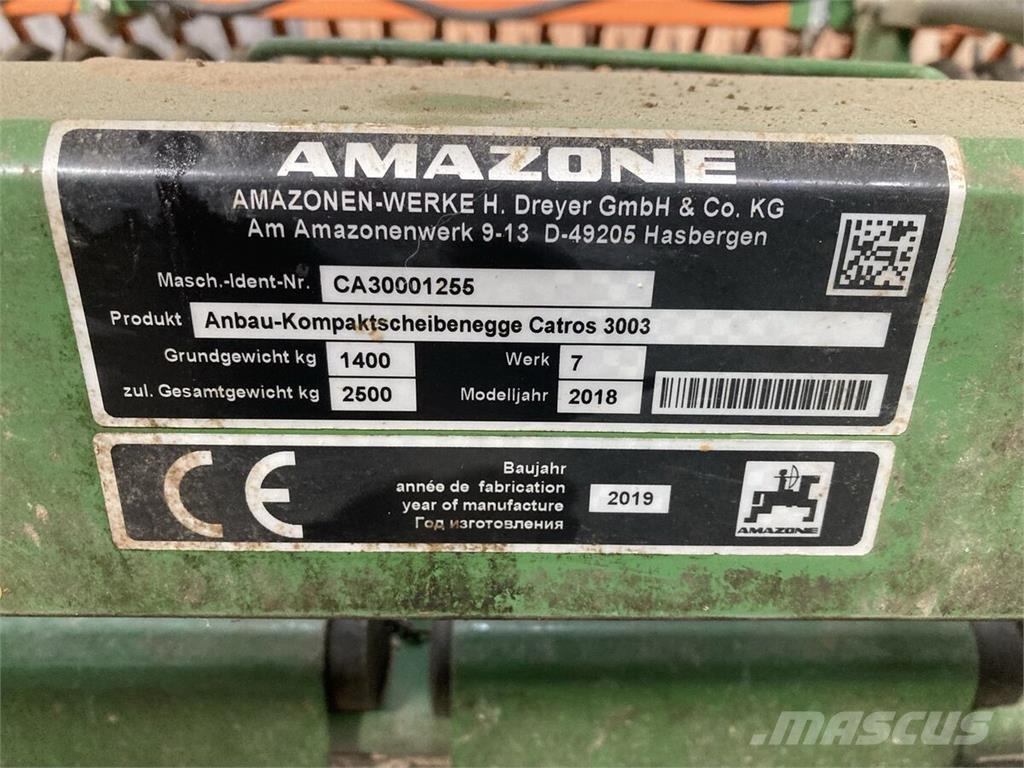 Amazone Catros 3003 Crover crop