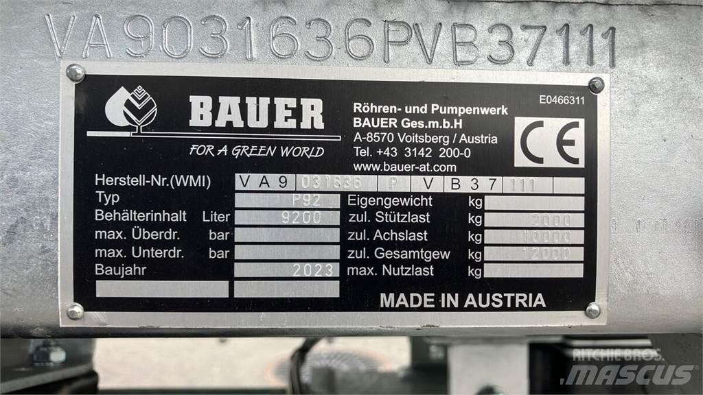 Bauer P 92 Tonne à lisier