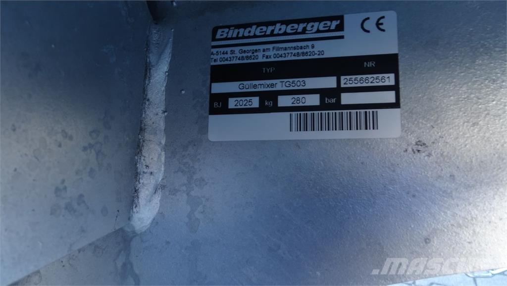 Binderberger T 503 Autres matériels de fertilisation