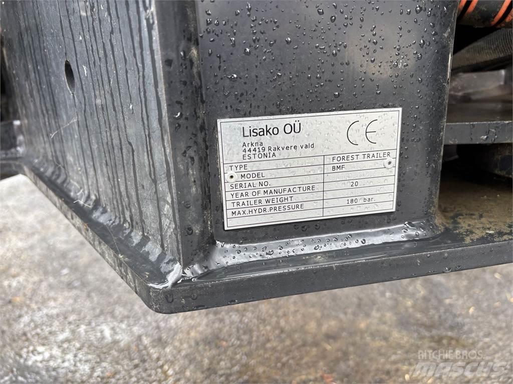 BMF 10T2+750Kran Remorque forestière avec grue