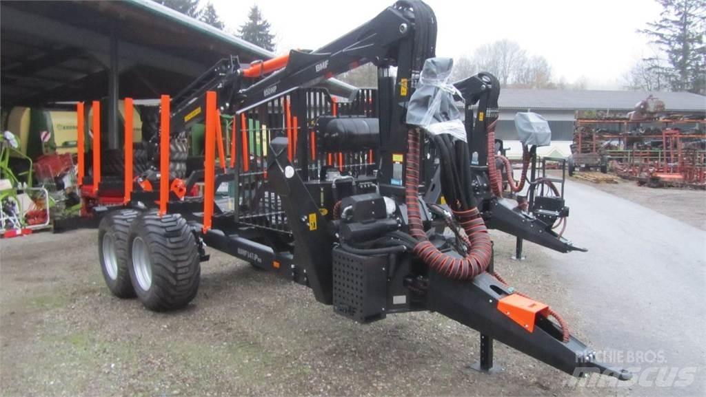 BMF 14T2 + 850 HP Remorque forestière avec grue