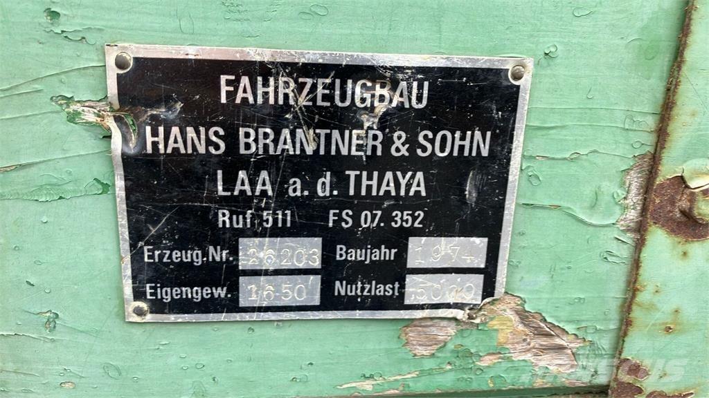 Brantner 5 Tonnen Benne céréalière