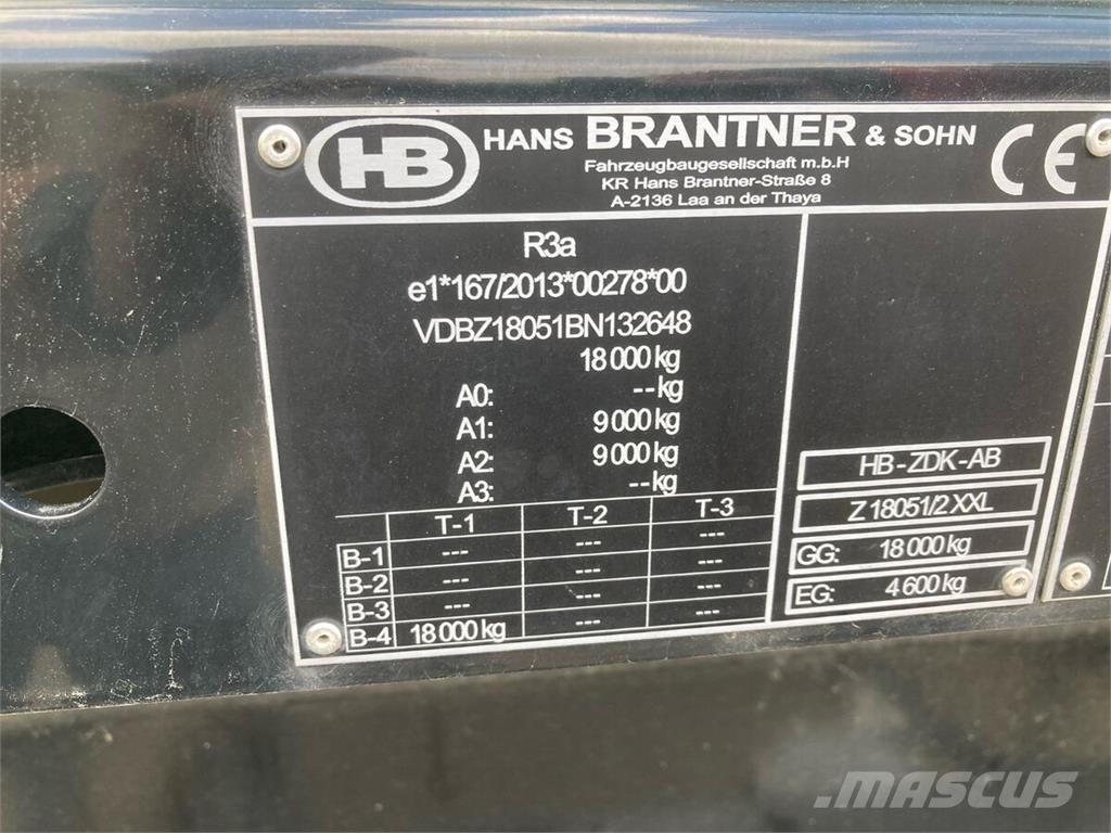 Brantner Z18051/2X Benne céréalière