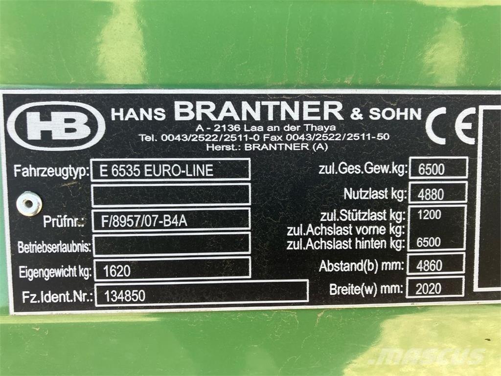  E 6535 Euro-Line Autre remorque agricole