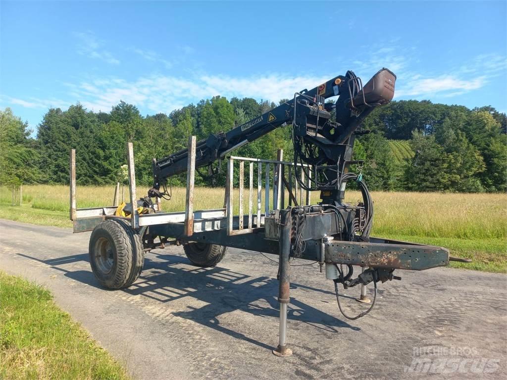  Eigenbau Remorque forestière avec grue