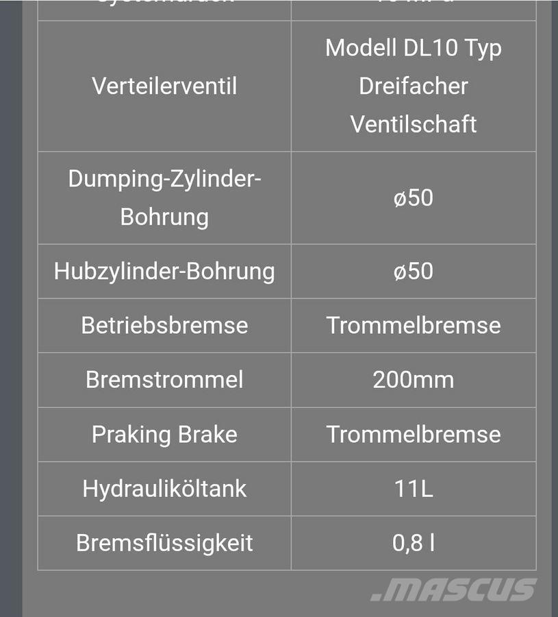 Everun EREL 05 Chargeur frontal, fourche