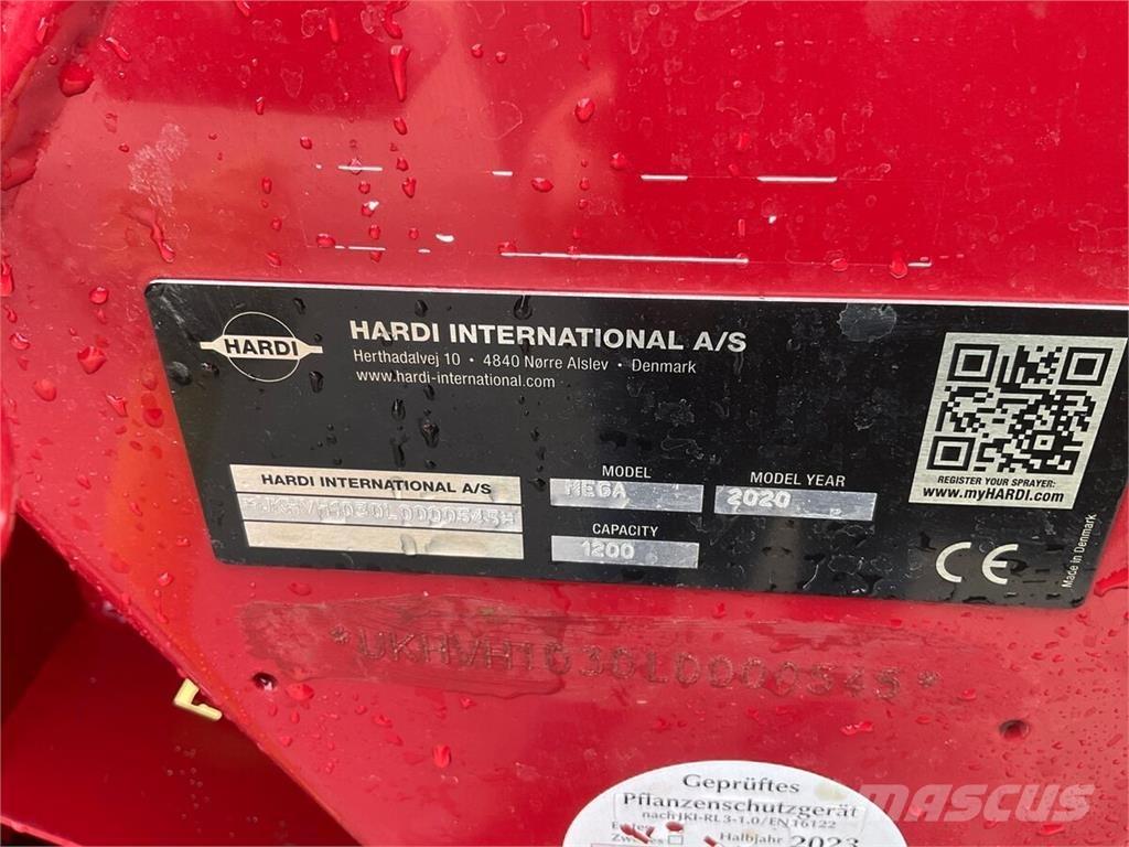 Hardi MEGA 1200 Pulvérisateurs traînés