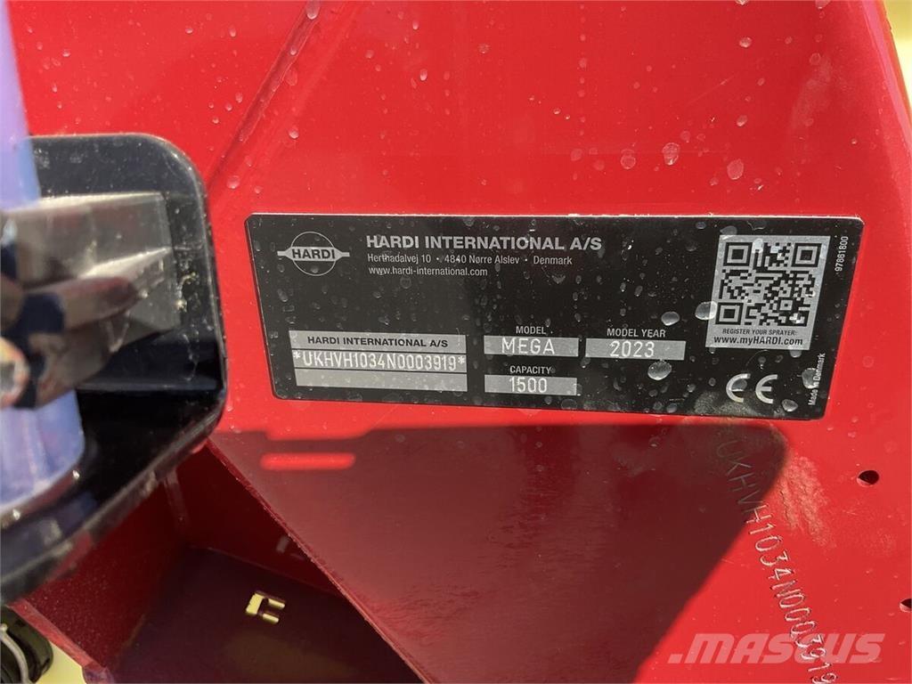 Hardi Mega 1500 Pulvérisateurs traînés