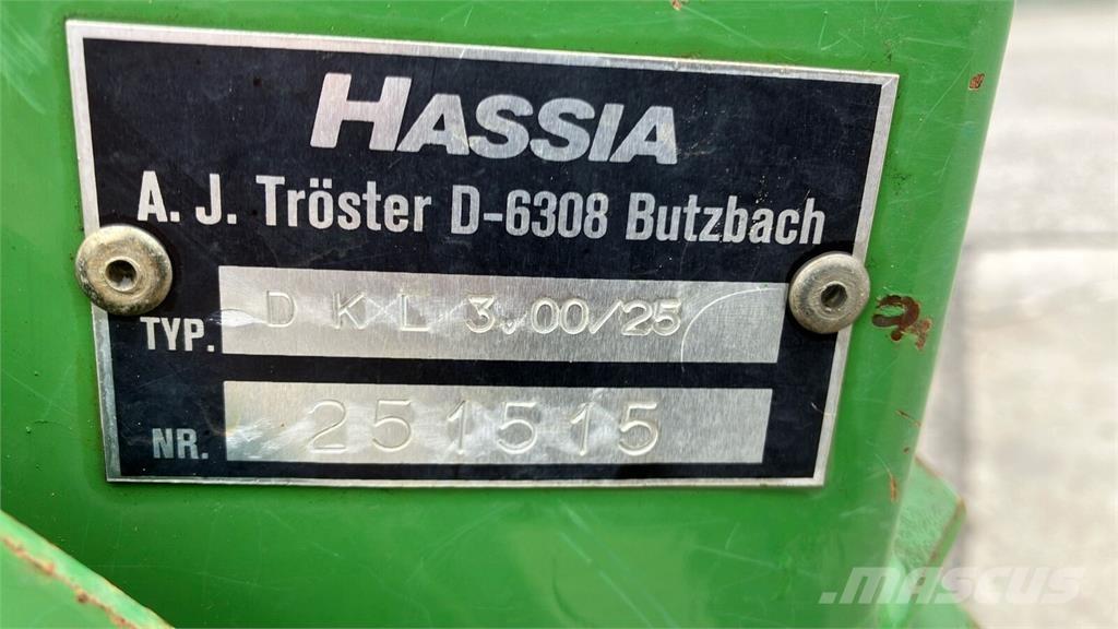 Hassia DKL 3.00/25 Semoir