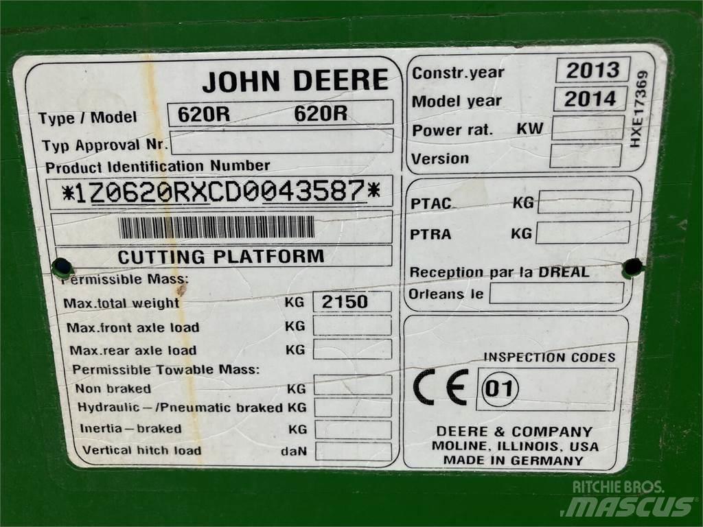 John Deere 620R Accessoires moissonneuse batteuse