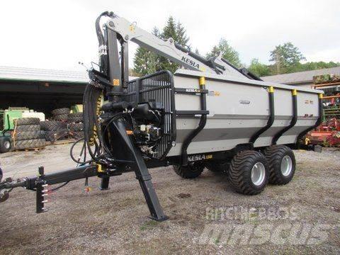 Kesla 124H + 305T Remorque forestière avec grue