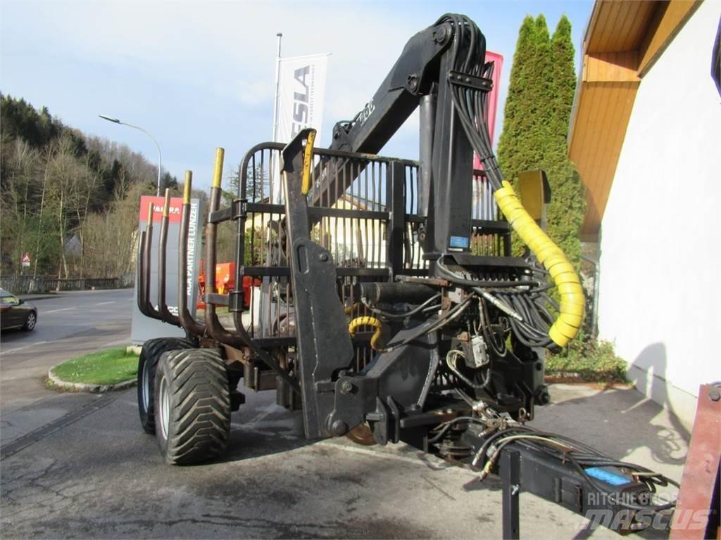 Kesla 12T + F 400 Remorque forestière avec grue