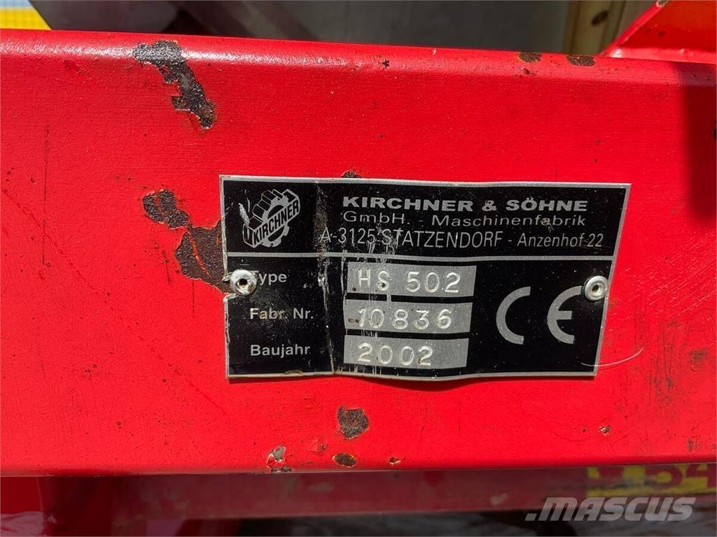 Kirchner HS502 Autres matériels de fertilisation