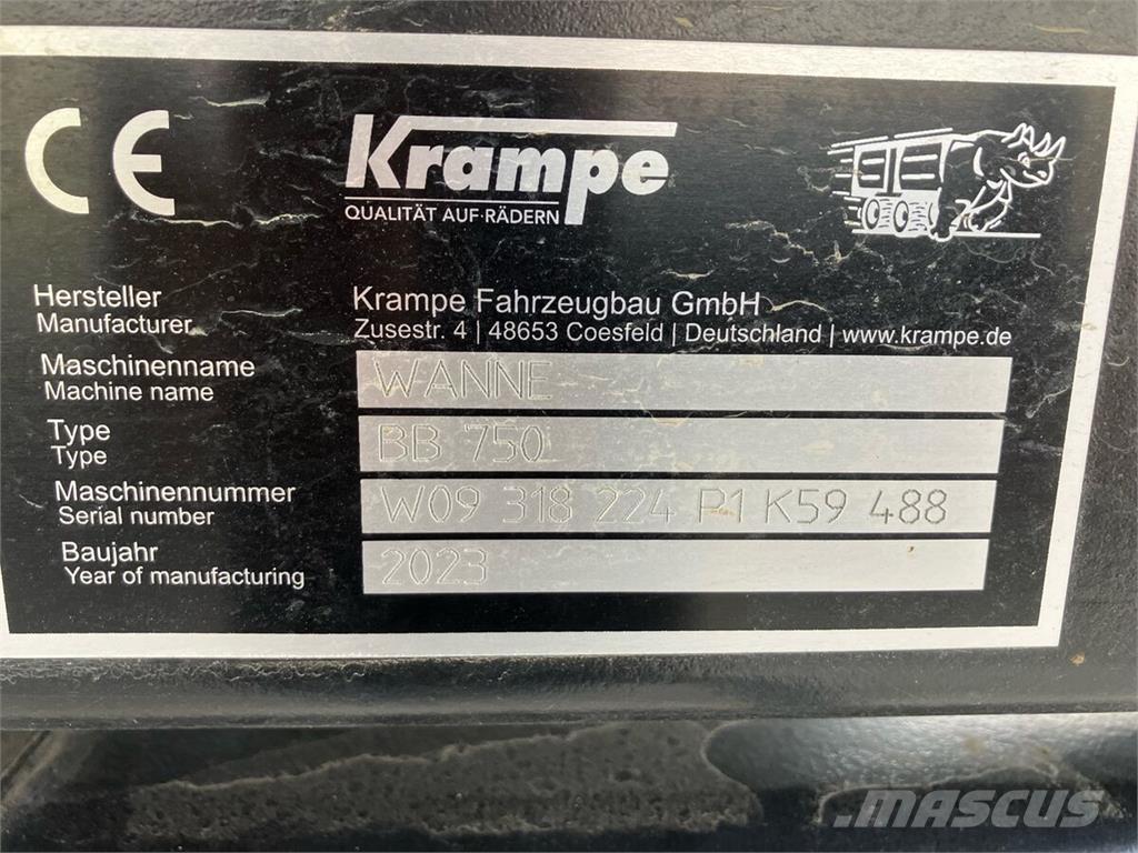 Krampe BigBody 750 Benne céréalière