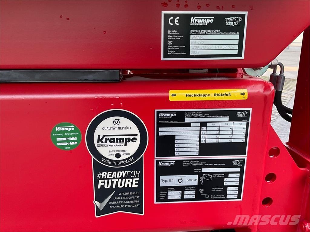 Krampe BigBody 750 Autre remorque agricole