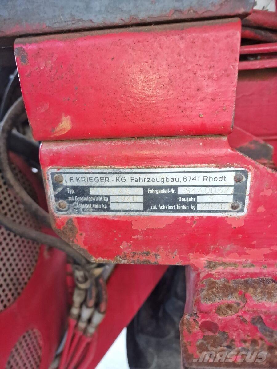  Krieger KVE 4S Machine à vendanger
