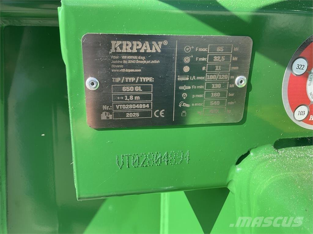 Krpan 650GL Treuil