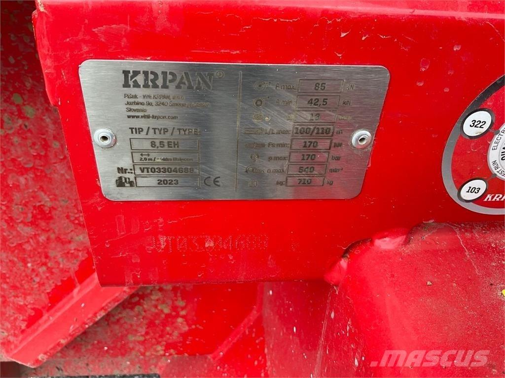Krpan 8.5 EH Treuil