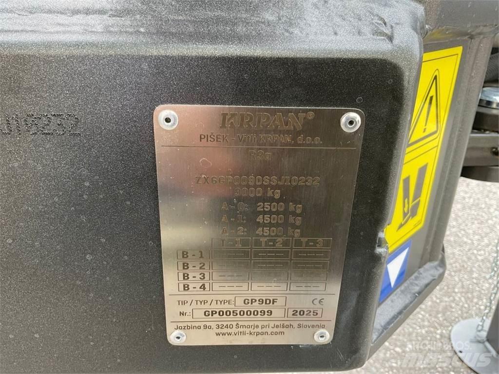 Krpan GP 9 DF Remorque forestière avec grue