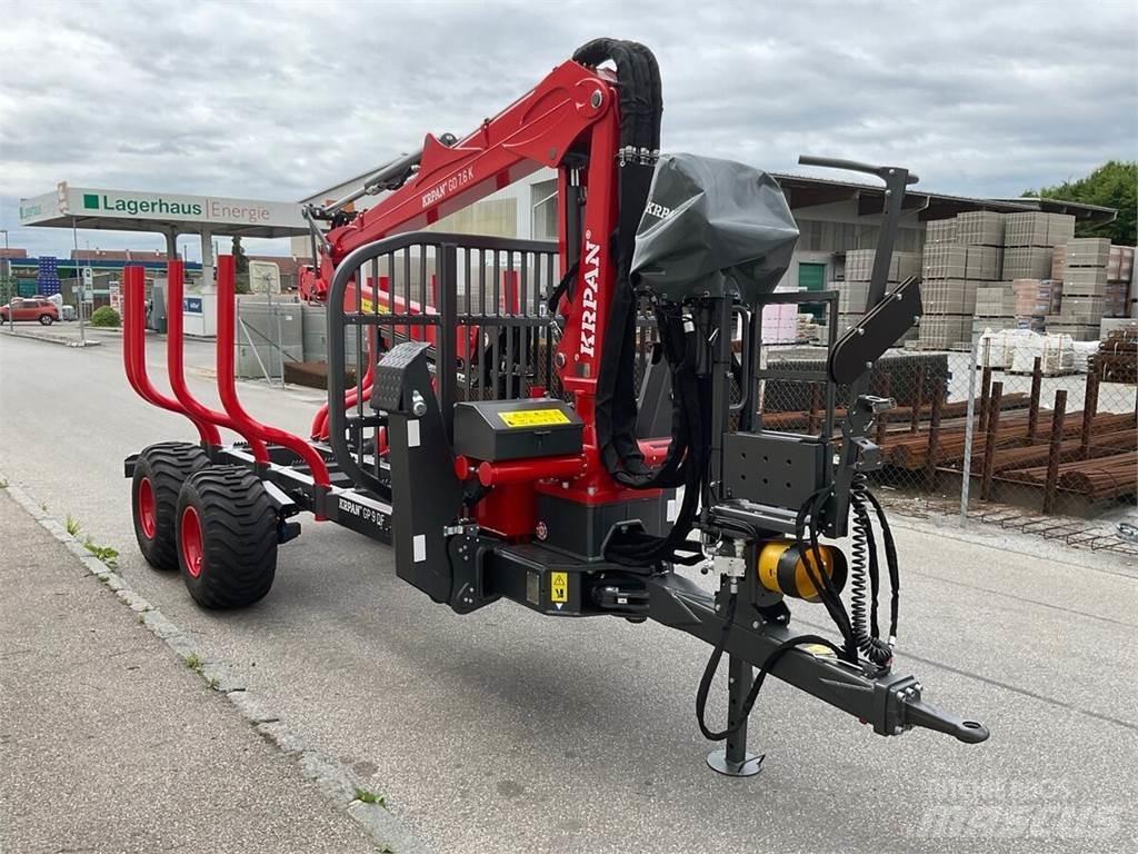 Krpan GP 9 DF Remorque forestière avec grue