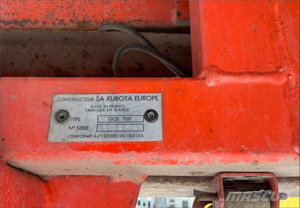 Kubota GCD 700 Entretien du sol - Autres
