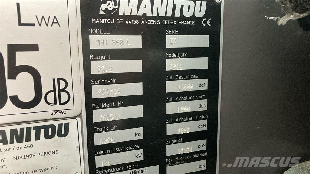 Manitou MHT860L Chariot télescopique
