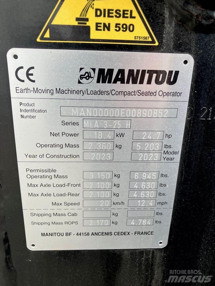 Manitou MLA 3-25 Chargeur frontal, fourche