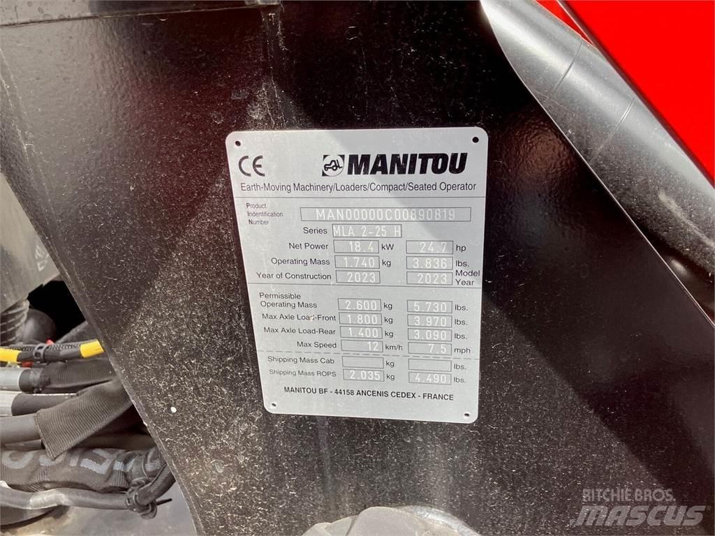 Manitou MLA2-25 Chargeur frontal, fourche