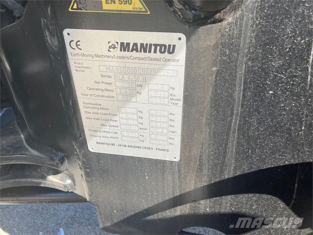 Manitou MLA4-50 Chargeur frontal, fourche