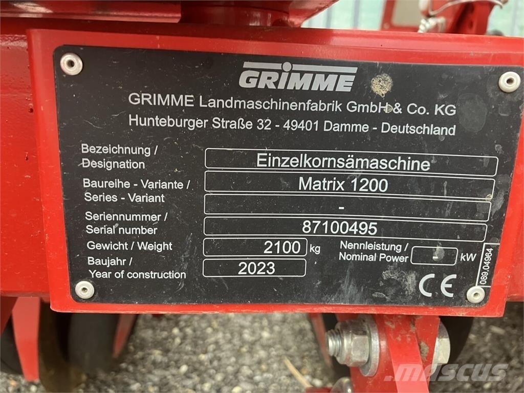  Matrix 1200 Planteuse