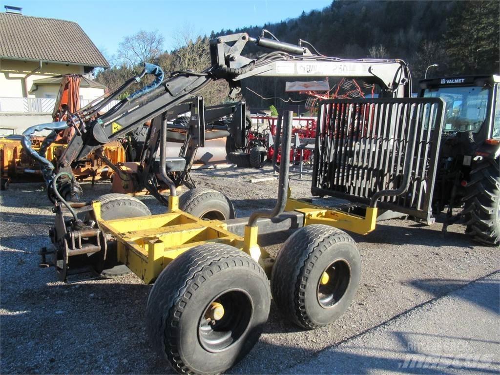 Moheda 7 + FMV 250 Remorque forestière avec grue
