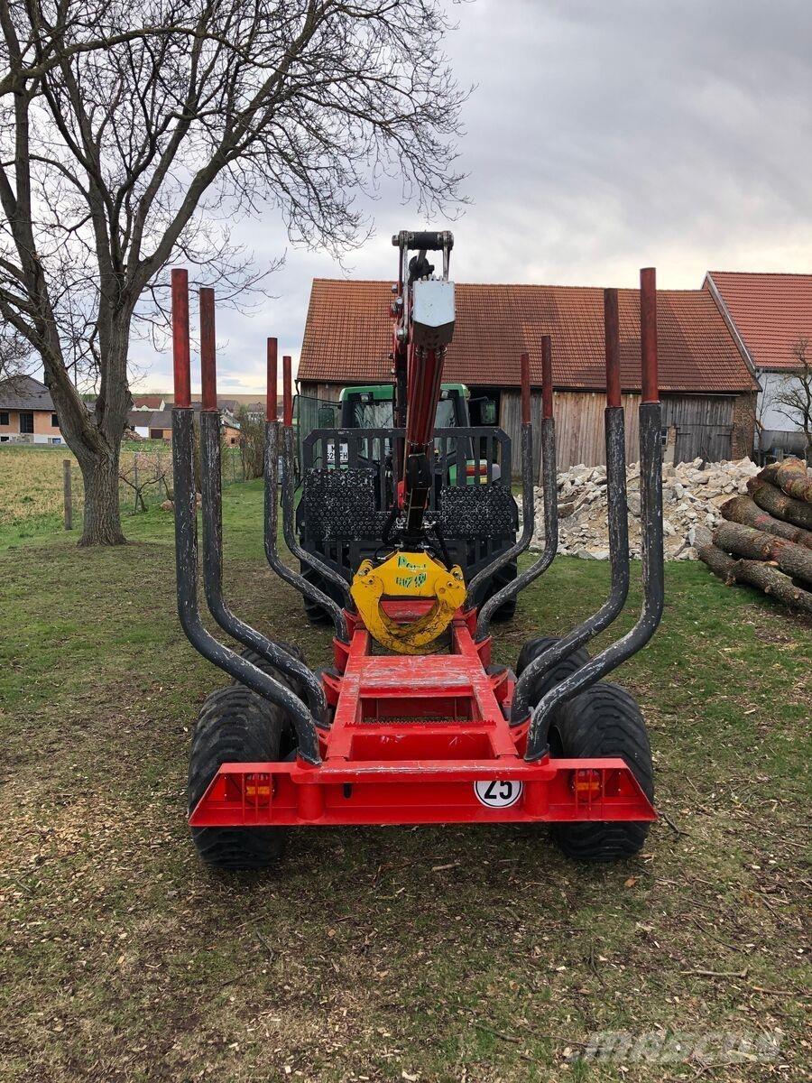  Perzl VK 5078 Remorque forestière avec grue