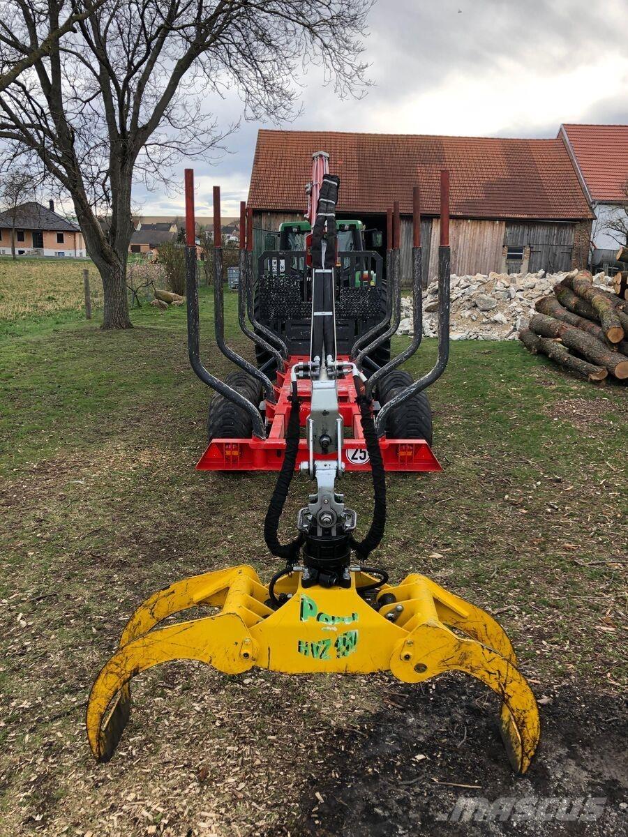  Perzl VK 5078 Remorque forestière avec grue