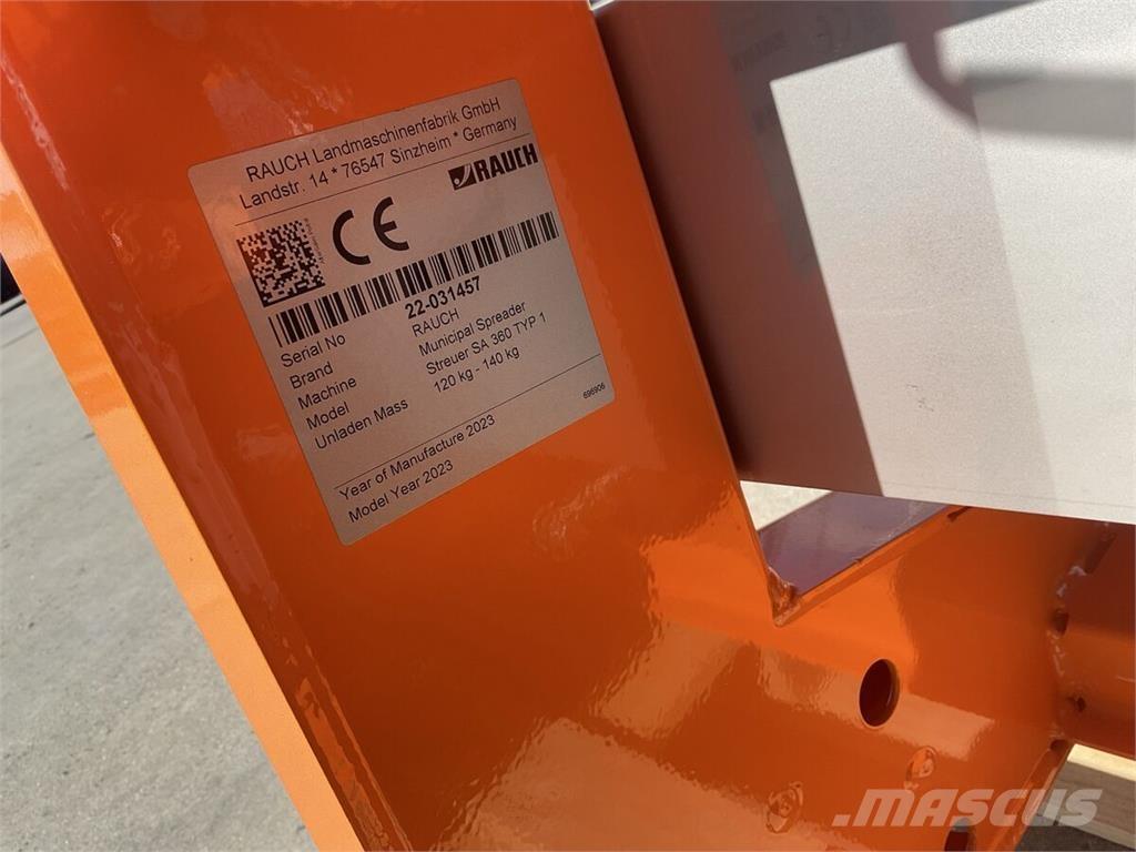 Rauch SA 360 Entretien du sol - Autres