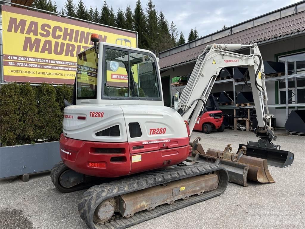 Takeuchi TB 260 Mini pelle < 7t