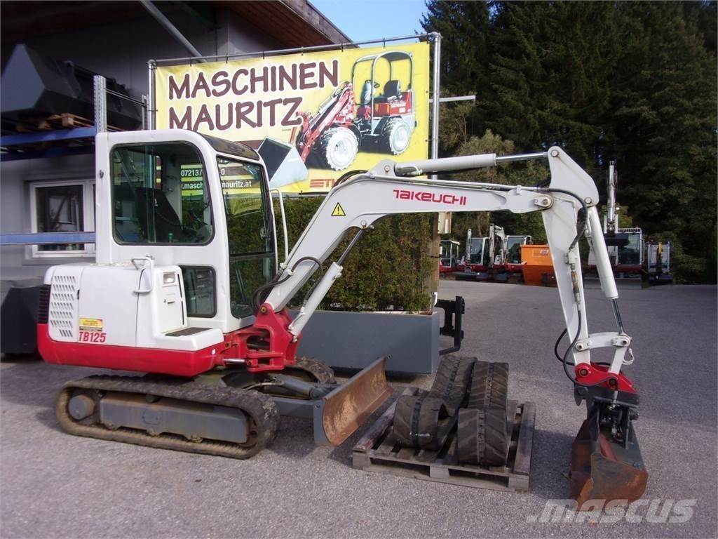 Takeuchi TB125 Mini pelle < 7t