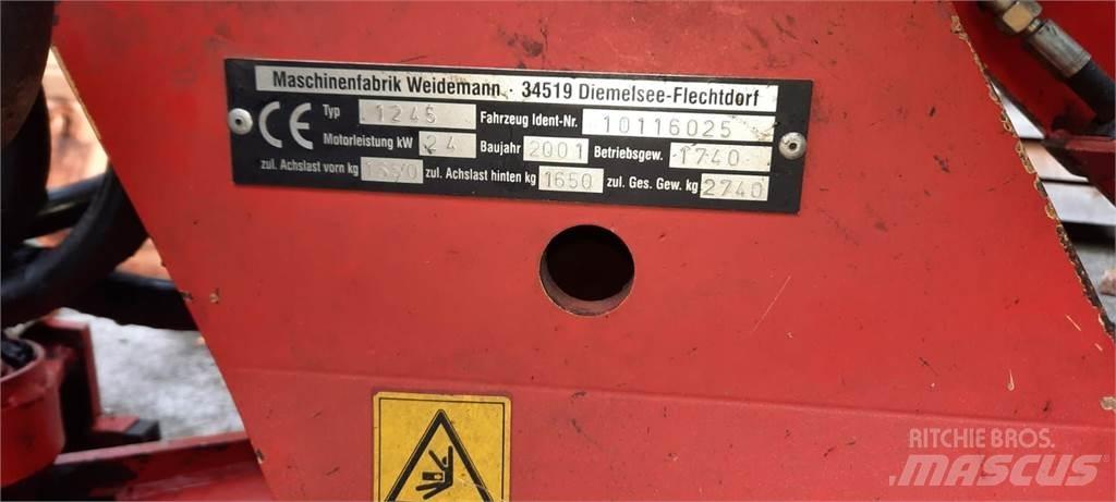 Weidemann 1245 Chargeur frontal, fourche