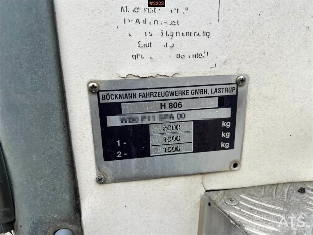 Böckmann P11SP Remorque porte engin