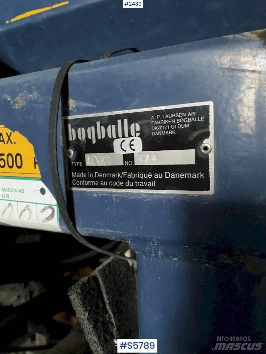 Bogballe EXW 1000 Autres matériels de fertilisation
