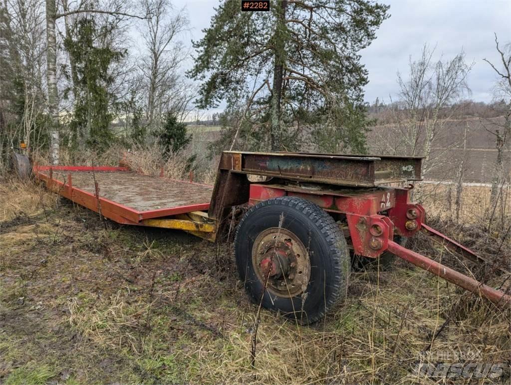  Maskinkärra Äldre Remorque porte engin