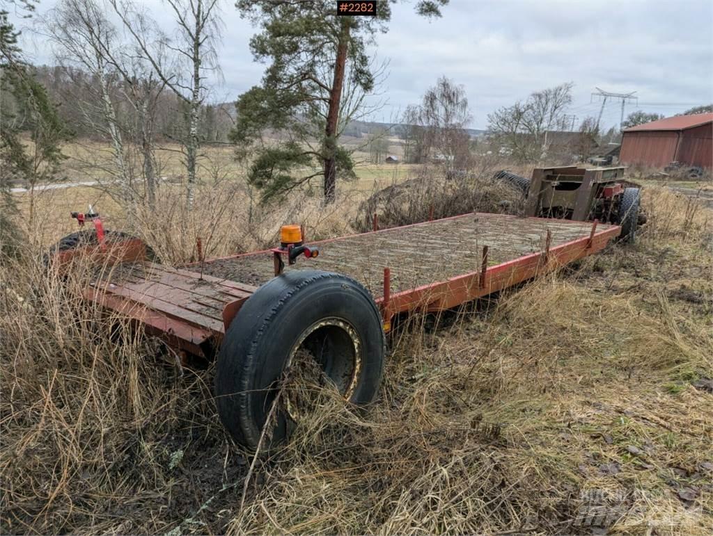  Maskinkärra Äldre Remorque porte engin