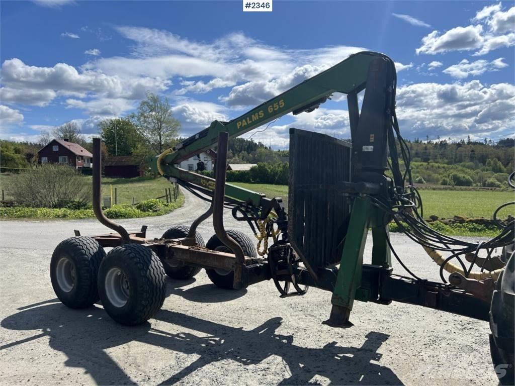 Palms 655 Remorque forestière avec grue