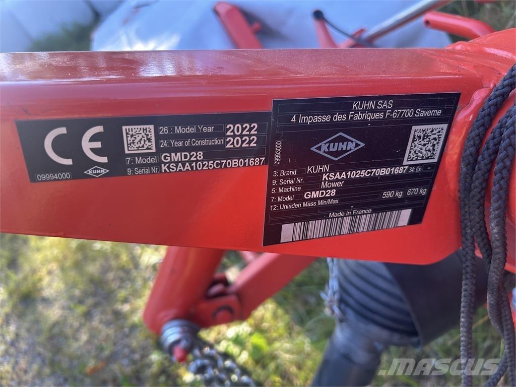 Kuhn GMD 28 Faucheuse