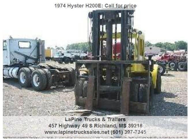 Hyster H200E Autres Chariots élévateurs
