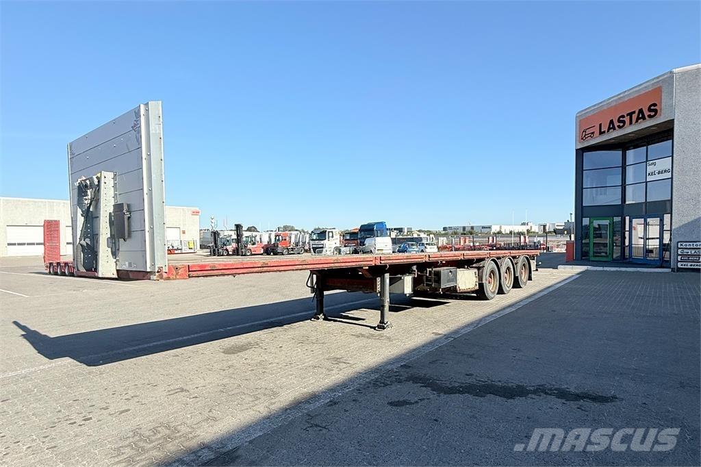 HRD 13.6 m Semi remorque plateau ridelle