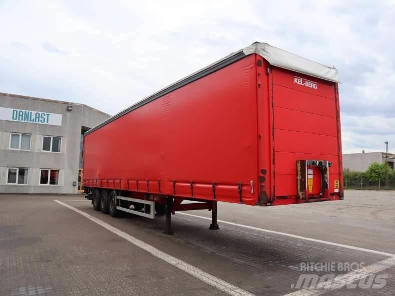 Kel-Berg 34 pl. Semi remorque à rideaux coulissants (PLSC)