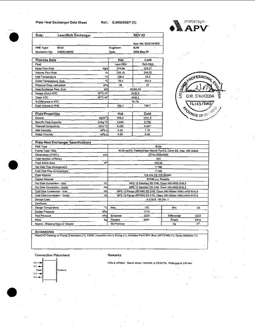 APV B134 MGS-20 Construction - Autres