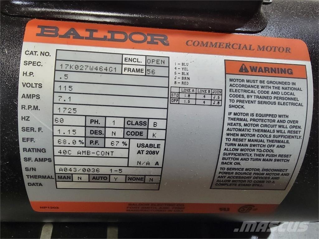 Baldor 17K027W464G1 Moteur Industriel