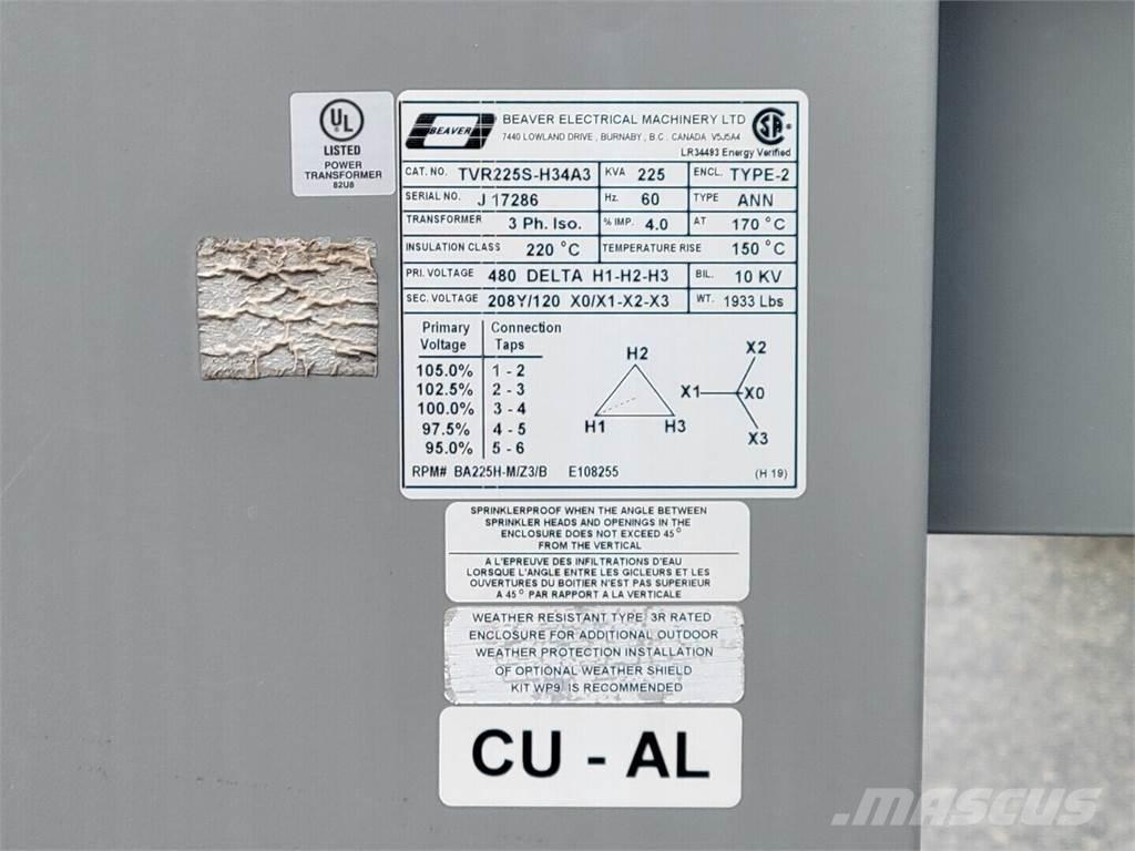  BEAVER TVR225S-H34A3 Construction - Autres