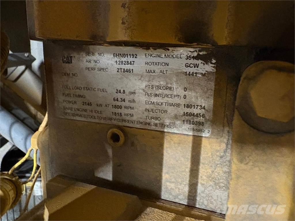 CAT 3516B Générateurs diesel